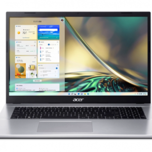 LAptop Acer Aspire 3, 17.3" FHD IPS, Intel i7-1255U 16GB 512GB NVMe SSD W11H Silve