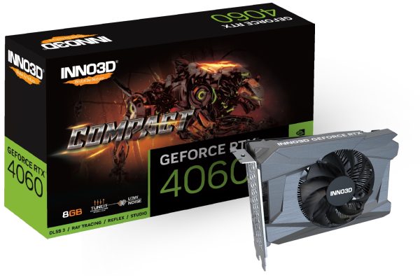 VGA kaart Inno3D GeForce RTX 4060 Compact 8GB