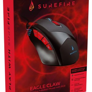 Bediening Muis SureFire Eagle Claw Gaming 9-Button with RGB