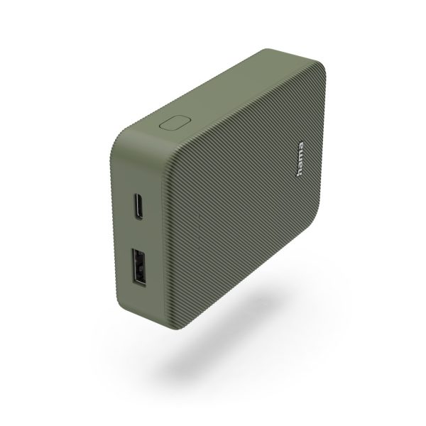 Hama Powerbank 10000 mAh, 2 uitgangen: USB-C, USB-A