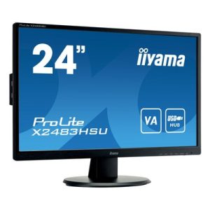 Monitor IIYAMA 24" FHD speakers, usb hub X2483HSU